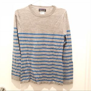 Patagonia striped wool sweater EUC